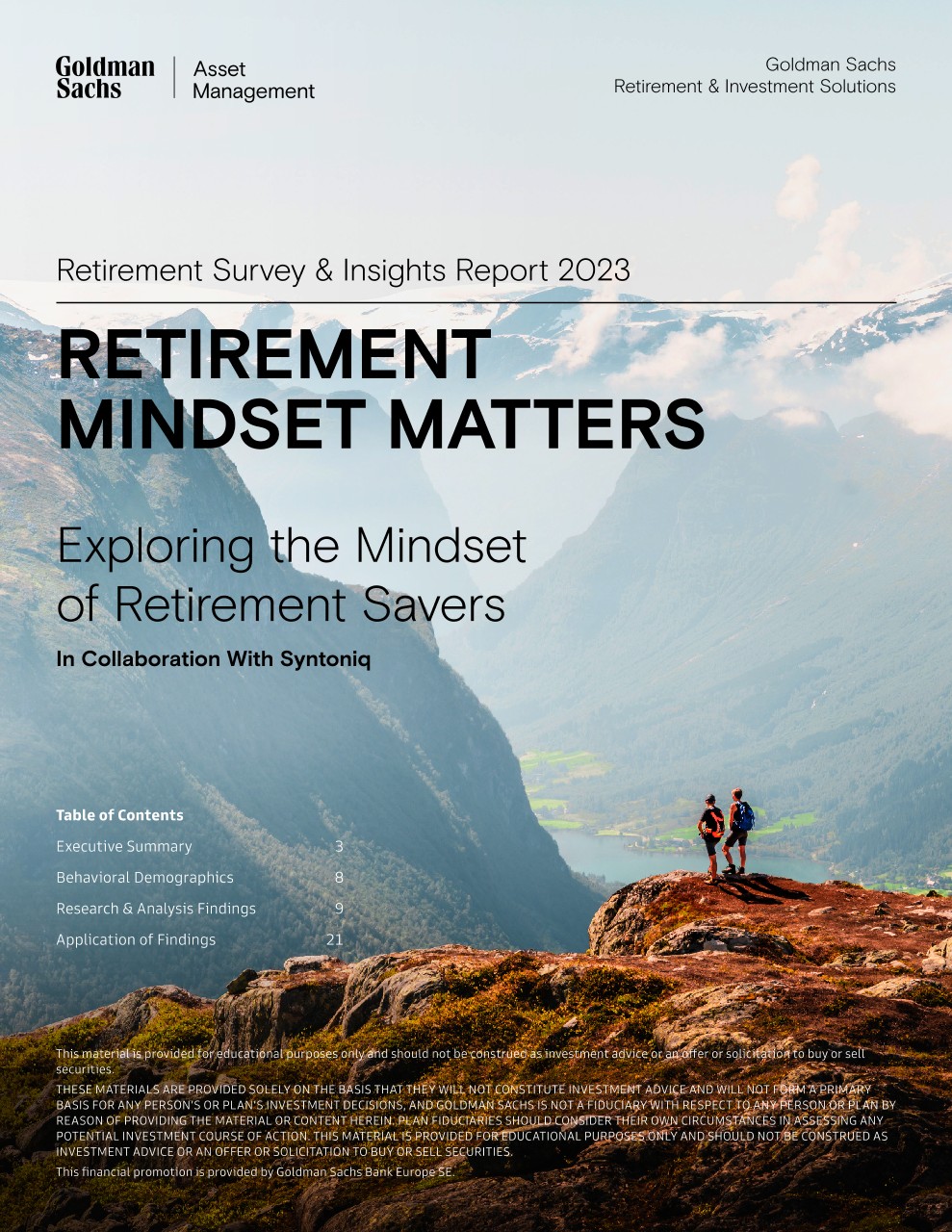 retirement mindset matters