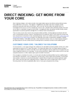 direct indexing: get more from your core