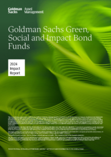 goldman sachs green, social and impact bond funds 2024 impact report