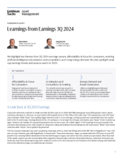 learnings from earnings