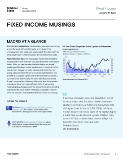 global fixed income weekly: musings