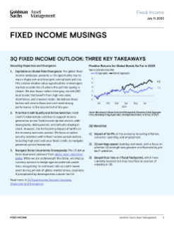 global fixed income weekly: musings