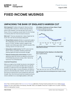 global fixed income weekly: musings