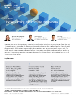 elections, policy, and portfolio implications