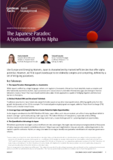 the japanese paradox: a systematic path to alpha