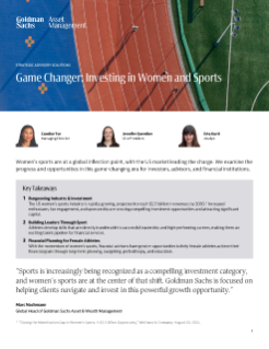 game changer: investing in women and sports