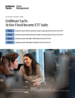 goldman sachs active fixed income etf suite