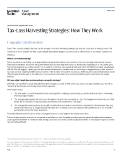 faq tax loss harvesting strategies