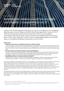 rentabilidades similares a las del private equity con la liquidez y transparencia de los etf