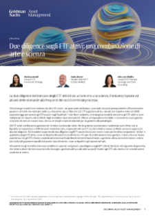 due diligence sugli etf attivi: una combinazione di arte e scienza