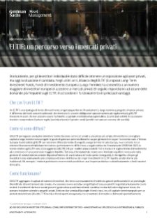 eltif: un percorso verso i mercati privati