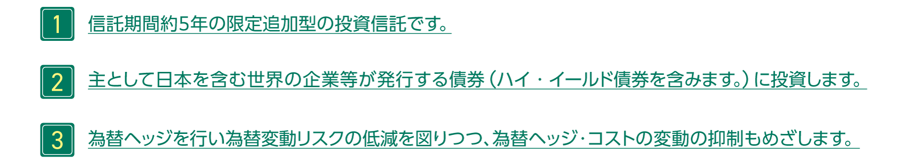 ファンドのポイント